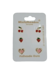 Kids Earrings - Amarillo Oro - Ver 1