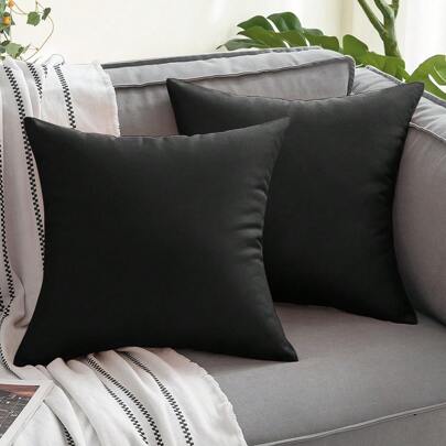1pc Outdoor Waterproof Throw Pillow Covers Decorative Square Cushion Case Patio Pillows For Couch
