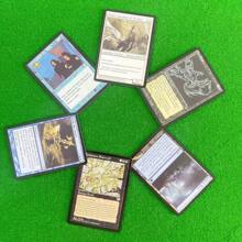 108PCS  Blue Core Magic The Gathering Cards P9 Dual Land Fetch Land Shock Lands MTG Proxy Cards - Royal Blue - View 4