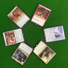 108PCS  Blue Core Magic The Gathering Cards P9 Dual Land Fetch Land Shock Lands MTG Proxy Cards - Royal Blue - View 7