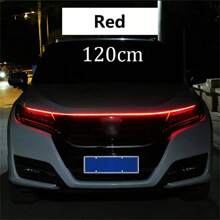 LED Car Hood Lights Strip Universal Auto Decorative Atmosphere Lamps Ambient Lights For Car Daytime Running Lights DRL 12V