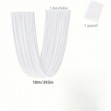 1pc Semi-Transparent White Gauze, Wedding Backdrop Decoration, Wedding Arch Decoration Drape, Wedding Arch Window Decoration Transparent Wedding Backdrop, Ceiling Hanging Decoration, Suitable For Birthday Parties, Weddings, Home Decoration, Suitable For Ceremony Reception Ceiling Decoration