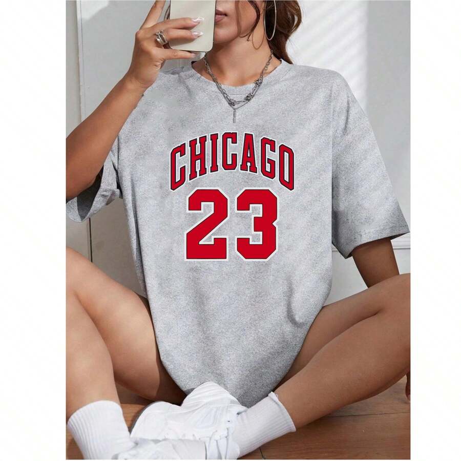 Women T-Shirts - Xám - Xem 1