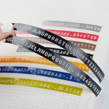 6Pcs 9mm For DYMO 3D Embossing Tape Plastic Printer Ribbon For DYMO 12695 1610 1880 Motex E101 E303 Label Maker - Mixed Color - View 3