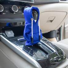 1 件创意变速杆保护连帽衫套，夏季可爱个性化丝绸变速杆套