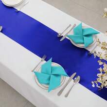 12pcs/1pc Smooth And Elegant Satin Tablecloth, Suitable For Parties, Birthdays, Weddings, Hospitality, Home, Kitchen, Chair Sash Decoration