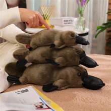 pangcangshu 全新1入組澳洲動物可愛鴨嘴獸毛絨公仔，仿真鴨嘴獸毛絨公仔玩具 - 彩色 - 查看 11