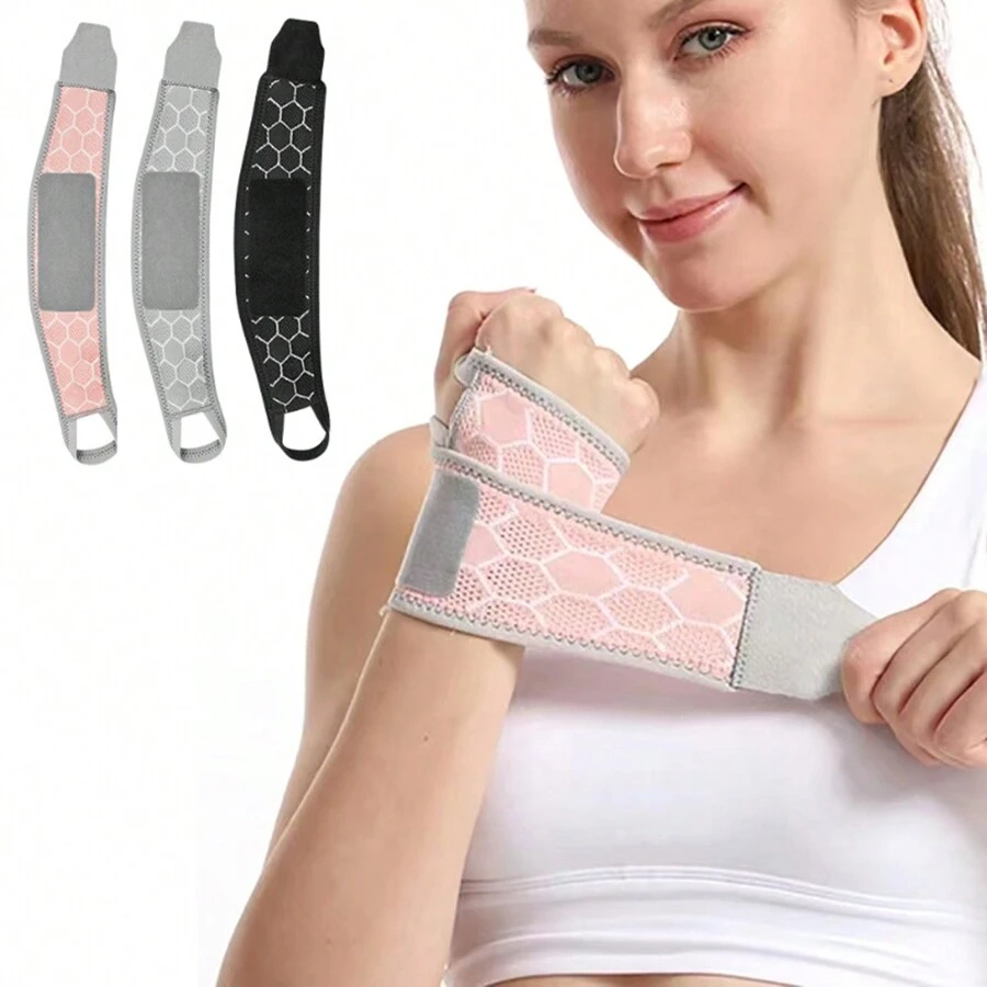 Dây quấn cổ tay chuyên nghiệp dành cho thể thao - Ống hỗ trợ cổ tay cầu lông/thể dục, nhẹ & thoáng khí, thiết bị dây nẹp bảo vệ vỏ bọc gân - Nhiều màu - Xem 1