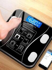 BASCULA DIGITAL  DE BLUETOOTH - Multicolor - Ver 2