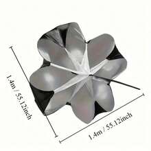 1入組可調節背帶的跑步速度訓練降落傘，附贈免費提袋。快速釋放設計支援跑步和足球訓練體育設備（包含1個降落傘），適用於兒童、青少年和成人