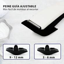 Rasuradora eléctrica Recortador De Pelo Y Maquinilla De Afeitar Corporal, Maquinilla De Afeitar Y Recortador De Barba Segura Para La Piel - Blanco - Ver 4
