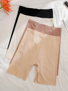 (4件/包) 无缝高腰方裤冰丝短裤女内裤防走光塑身裤 - 彩色 - 查看 2