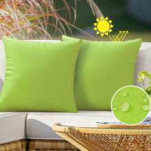 1pc Outdoor Waterproof Throw Pillow Covers Decorative Square Cushion Case Patio Pillows For Couch