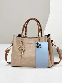 New Arrival Simple And Luxurious Ladies' Tote Bag, Casual And Versatile, With Large Capacity And Can Be Carried Shoulder Or Cross-Body, Business Casual Woman Bag Pefect For Office Business And Work, Best Mother Day Gifts Ever