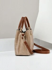 New Arrival Simple And Luxurious Ladies' Tote Bag, Casual And Versatile, With Large Capacity And Can Be Carried Shoulder Or Cross-Body, Business Casual Woman Bag Pefect For Office Business And Work, Best Mother Day Gifts Ever