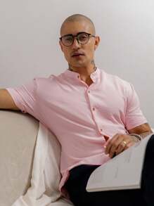 Men Shirts - Rose pâle - Voir 6