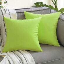 1pc Outdoor Waterproof Throw Pillow Covers Decorative Square Cushion Case Patio Pillows For Couch