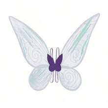 1pc Colorful Angel Fairy Wings Decoration Props Halloween Lady Party Photo Supplies New Year Party Decoration Props,Christmas