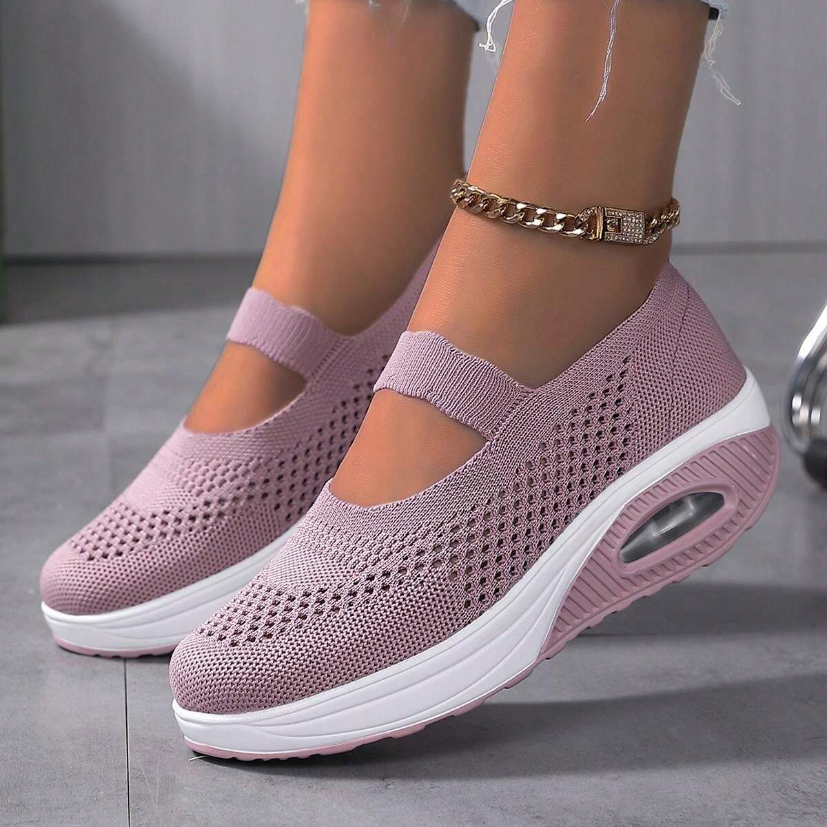 Zapatillas De Senderismo MAFEKE Para Mujer - Acolchadas, Con Soporte De Arco, Suela Antideslizante, Tallas EU 36-42.5