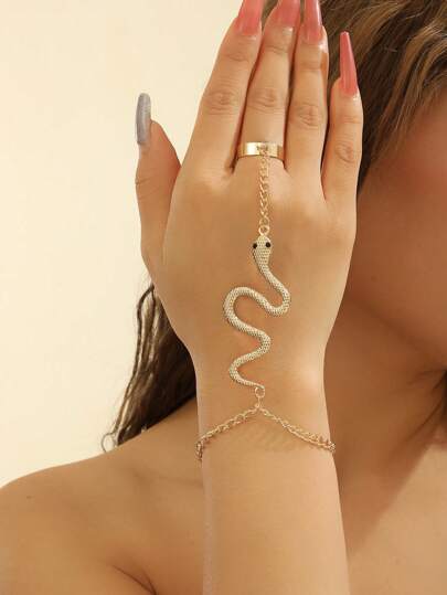 سوار قفازات ديكور الثعبان