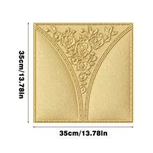 1pc 35cm*35cm/70cm*70cm 3D Embossed Wallpaper, Peel And Stick Wall Sticker For Wall Renovation, Waterproof/Anti-Fouling/Moisture-Proof, Suitable For Home Bedroom, Living Room, Bathroom, Kitchen, Fireplace, Ceiling And Background Wall Decor - Multicolor - View 46