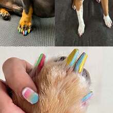 Esmalte de uñas para mascotas para perros o gatos, esmalte de uñas para perros de fácil aplicación, esmalte de uñas para perros de secado rápido - 12 colores