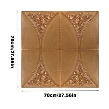 1pc 35cm*35cm/70cm*70cm 3D Embossed Wallpaper, Peel And Stick Wall Sticker For Wall Renovation, Waterproof/Anti-Fouling/Moisture-Proof, Suitable For Home Bedroom, Living Room, Bathroom, Kitchen, Fireplace, Ceiling And Background Wall Decor - Multicolor - View 32