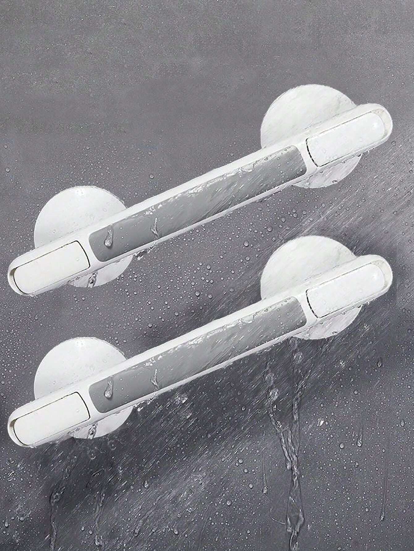 Heavy Duty Suction Shower Handle For Elderly & Disabled - Max Load 253lb, Non-Slip Bath Safety Grab Bar
