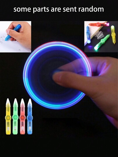 Bolígrafo creativo luminoso aleatorio, juguete antiestrés, juguetes, juguetes antiestrés, antiestrés, juguetes, juguetes de 1 dólar, luminosos, juguetes satisfactorios
