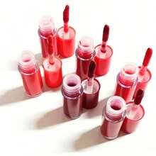 Juego de 6 colores Qoiden Rose, brillo de labios líquido que no destiñe de larga duración (2 cajas opcionales para mayor economía). - Rojo - Ver 1