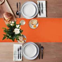 12pcs/1pc Smooth And Elegant Satin Tablecloth, Suitable For Parties, Birthdays, Weddings, Hospitality, Home, Kitchen, Chair Sash Decoration