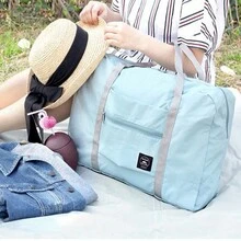 1 件可折叠搬家行李打包整理袋，便携式多功能飞机行李袋，大容量旅行手提包，可装裙子、裤子、鞋子、牛仔裤、靴子、裙子 - 彩色 - 查看 4