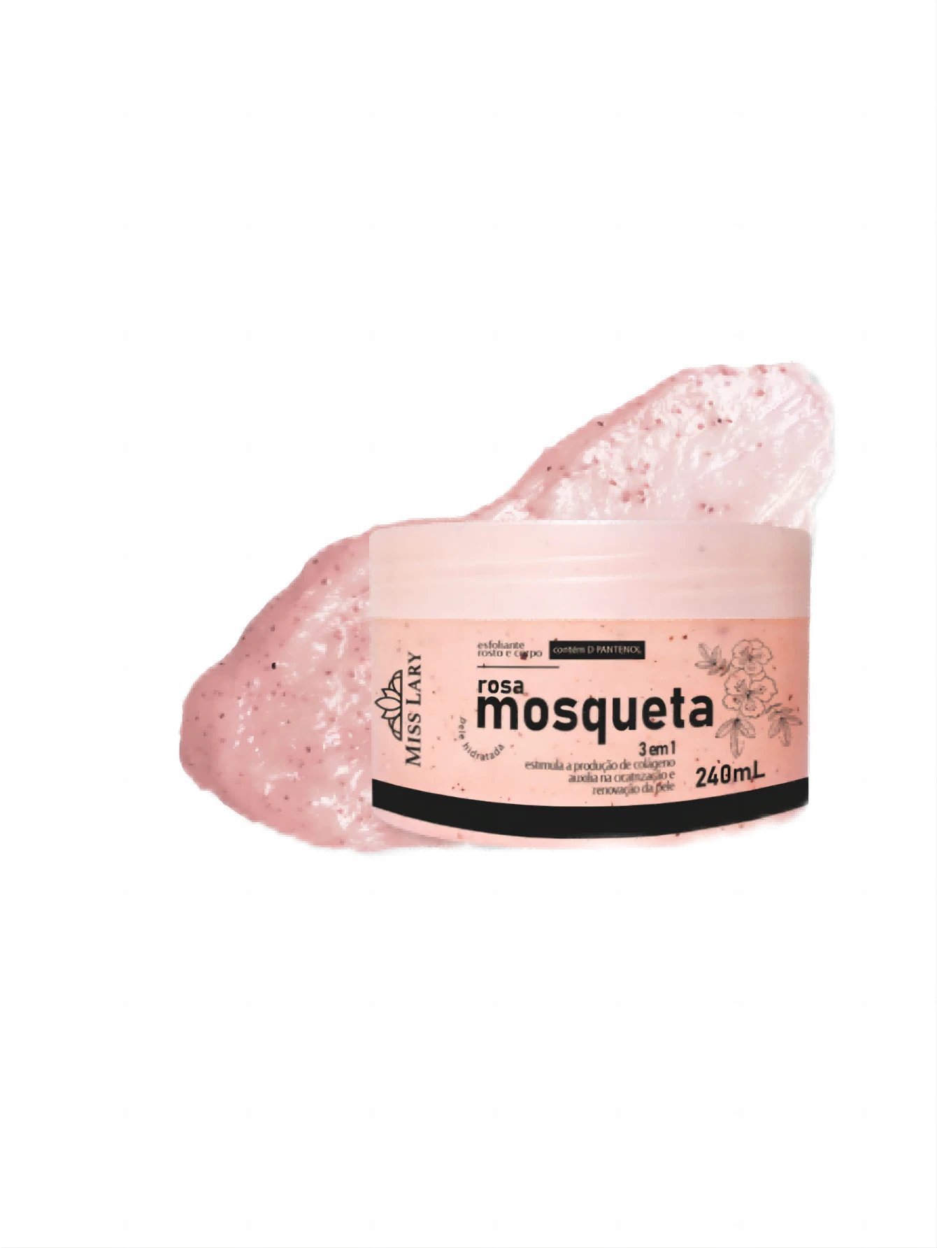 3 - Rosehip Body Scrub 240ml - Miss Lary (VB213)!!! - Dusty Pink - View 1