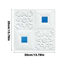 1pc 35cm*35cm/70cm*70cm 3D Embossed Wallpaper, Peel And Stick Wall Sticker For Wall Renovation, Waterproof/Anti-Fouling/Moisture-Proof, Suitable For Home Bedroom, Living Room, Bathroom, Kitchen, Fireplace, Ceiling And Background Wall Decor - Multicolor - View 43