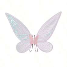 1pc Colorful Angel Fairy Wings Decoration Props Halloween Lady Party Photo Supplies New Year Party Decoration Props,Christmas