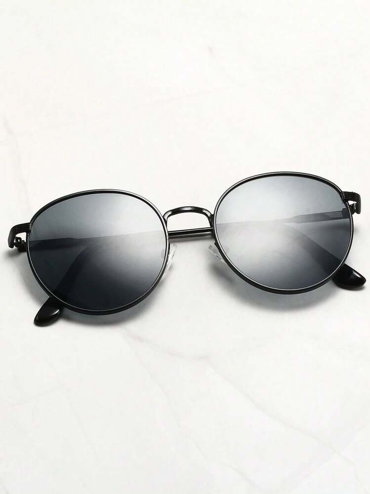 1 قطعة من نظارات الموضة الرجعية الدائرية من البلاس...