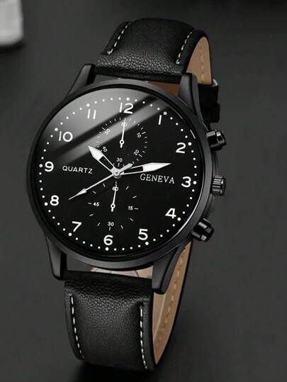 Digital Leather Boy's Horloge Bracelet Jewelry Sports Leisure view 3