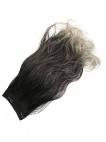 Extensiones de cabello sintético resistentes al calor de 18 pulgadas, color ombre ondulado, aptas para uso diario - Degradado - Ver 5