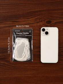 30pcs Waterproof Transparent Multiple-Shaped Planner Decorative Stickers & DIY Glass Bookmark Accessories (30pcs/Pack) - Clear - View 2