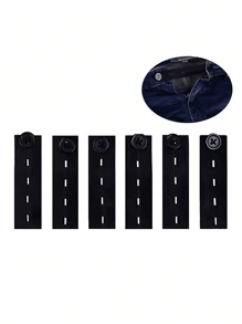 4 pièces/2 pièces Extenseur de ceinture avec élasticité, extenseur de pantalon ajustable, extenseur de ceinture de pantalon de maternité avec bouton élastique