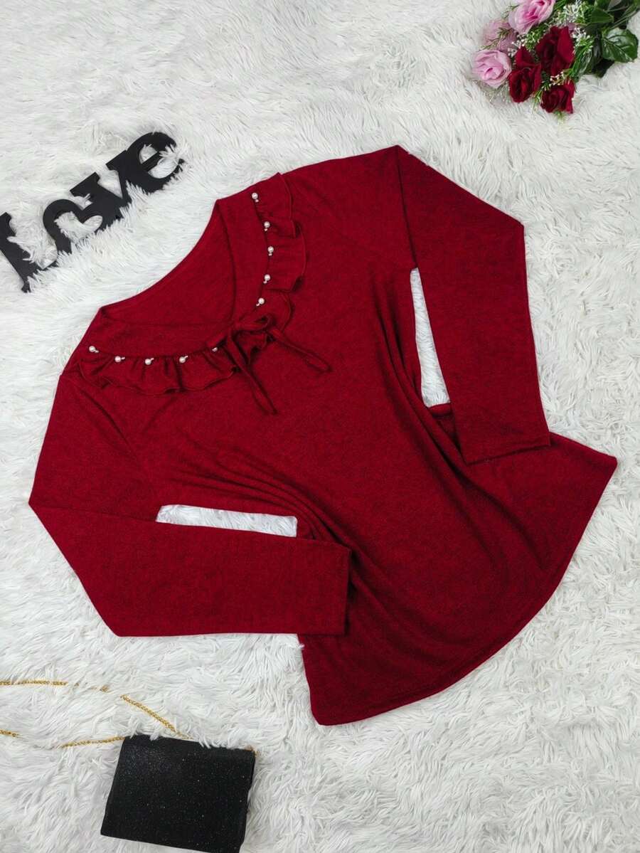Plus Size Women Tops - Đỏ - Xem 1