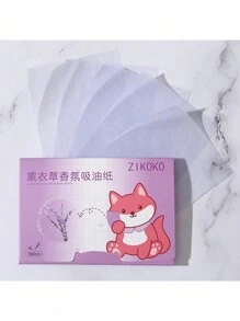 100入組沁香吸油面紙，配有便攜式分配盒，含香氣的控油面紙 - 彩色 - 查看 7