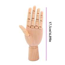 1 pezzo Manichino di legno, manichino articolato in legno con giunture mobili, modello di personaggio, per pittura su manichino, per decorazione da scrivania, decorazione domestica, produzione artistica, Festa della Mamma, regalo per mamma, Ritorno a scuola, Forniture scolastiche