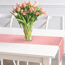12pcs/1pc Smooth And Elegant Satin Tablecloth, Suitable For Parties, Birthdays, Weddings, Hospitality, Home, Kitchen, Chair Sash Decoration
