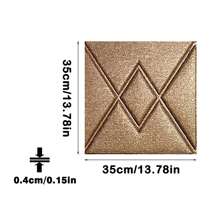1pc 35cm*35cm/70cm*70cm 3D Embossed Wallpaper, Peel And Stick Wall Sticker For Wall Renovation, Waterproof/Anti-Fouling/Moisture-Proof, Suitable For Home Bedroom, Living Room, Bathroom, Kitchen, Fireplace, Ceiling And Background Wall Decor - Multicolor - View 29