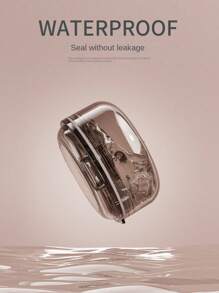 假牙杯，牙套盒，可愛夜間牙套盒保持器，附帶過濾網籃的旅行清潔收納盒。（1個裝，黑色藍色杏色紫色） - 彩色 - 查看 9