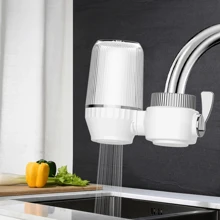 1pc Ceramic Cartridge Water Purifier, Faucet Mount Water Filter, No Electricity Required, No Battery Needed, Kitchen And Bathroom Accessories