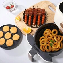 1 pieza Bandeja para freidora de aire de silicona, Forros para freidora de aire de cocina, Papel para freidora de aire, Freidora de aire