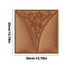 1pc 35cm*35cm/70cm*70cm 3D Embossed Wallpaper, Peel And Stick Wall Sticker For Wall Renovation, Waterproof/Anti-Fouling/Moisture-Proof, Suitable For Home Bedroom, Living Room, Bathroom, Kitchen, Fireplace, Ceiling And Background Wall Decor - Multicolor - View 19