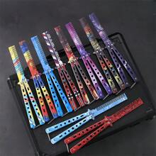 Multi-Functional 3D Butterfly Training Knife (Unsharpened) & Comb Set - Style 1 - View 1